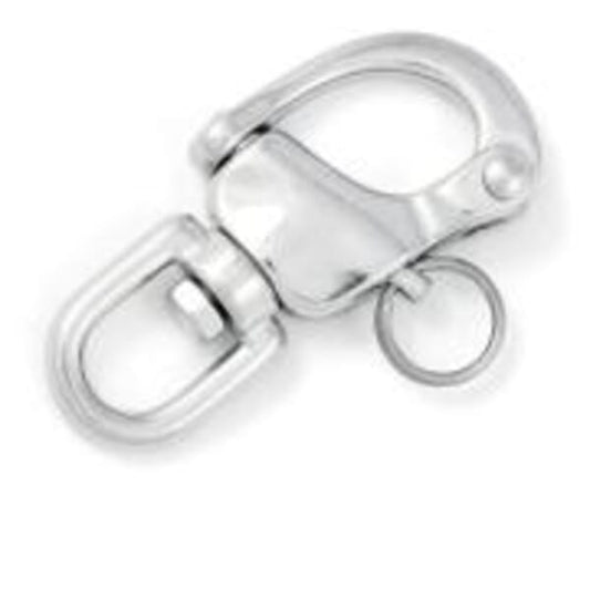 Snap Shackle w/ Swivel (Stainless Steel) - Various Sizes