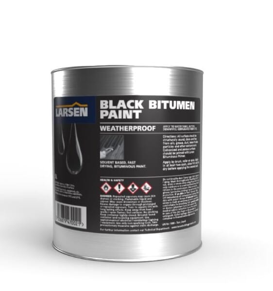 Black Bitumen Paint - 2.5L (Larsen)