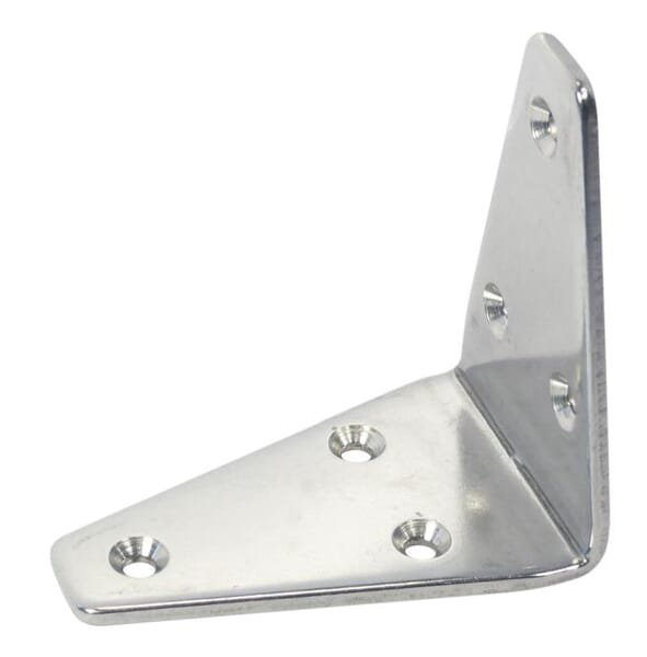 Stainless Steel Angle Bracket (6 Holes) - Various Sizes