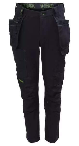 Apache Calgary 4-Way Strecth Trousers Black/Grey