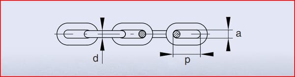 Yellow Chain Links G80 Pn20-13