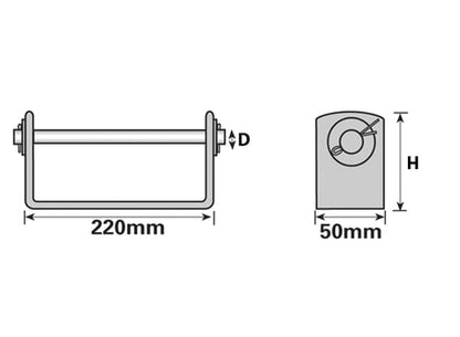 Boat Trailer Bracket MP4703 for MP4622